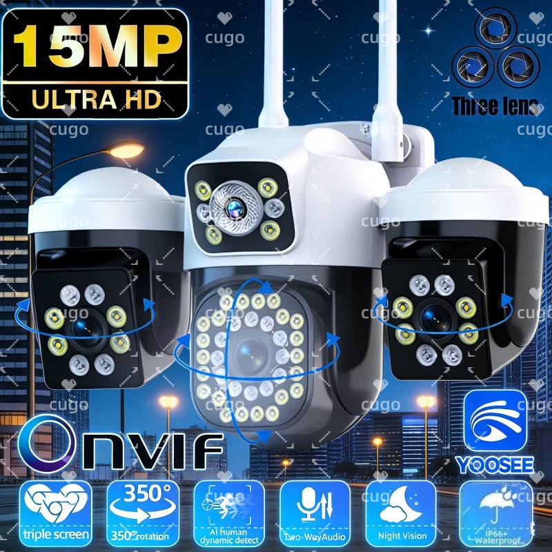 Smart Home Kamera - WiFi IP Camera Outdoor 15MP 8K