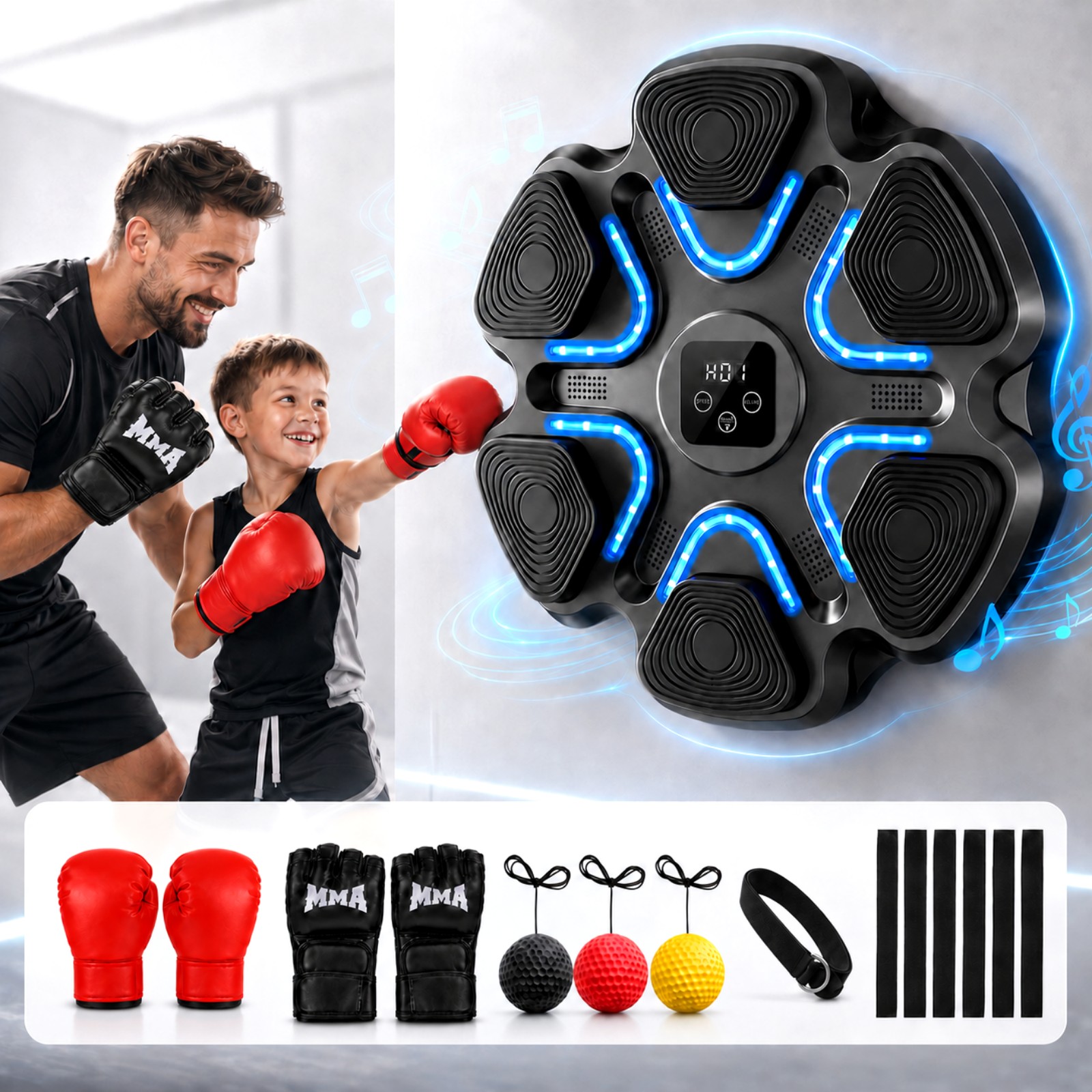 Smart Home Lighting - Music Boxing Machine Kids Adults with