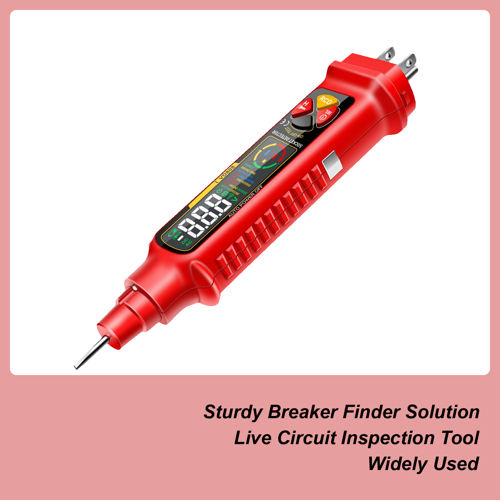 Smart Home Display - Circuit Tester Outlet Checker Smart With
