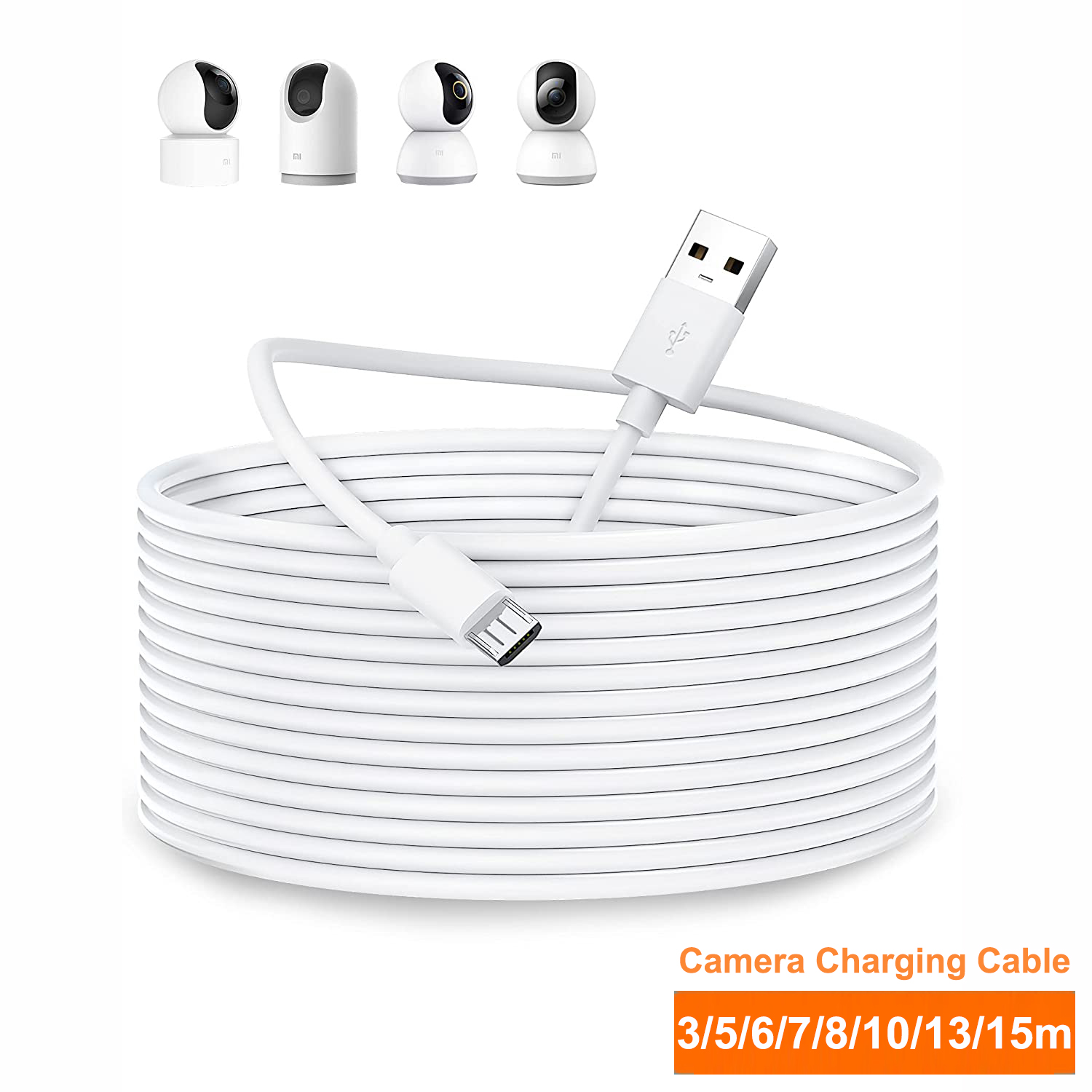 Smart Home Os - 3~13m Micro USB Extension Cable For