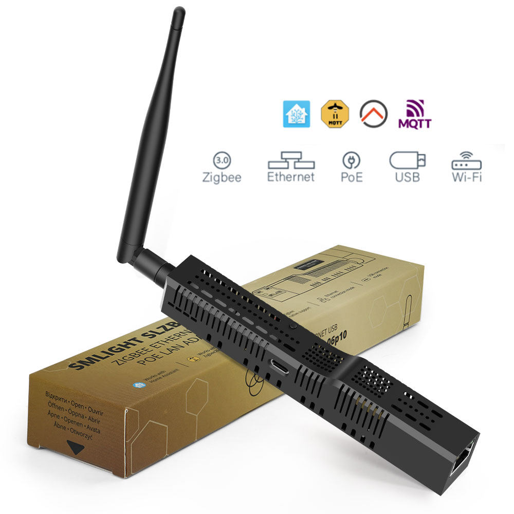 Smart Home Zentrale - SMLIGHT SLZB-06P10 Zigbee 3.0 to Ethernet,