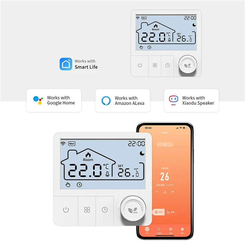 Smart Home Elements - Tuya Smart Home Wifi Heating Thermostat
