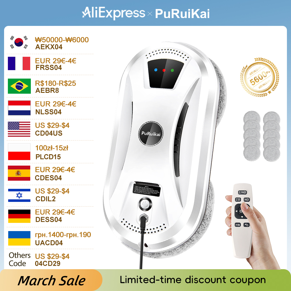 Smart Home Simple - PuRuiKai Home Window Cleaning Robot Smart