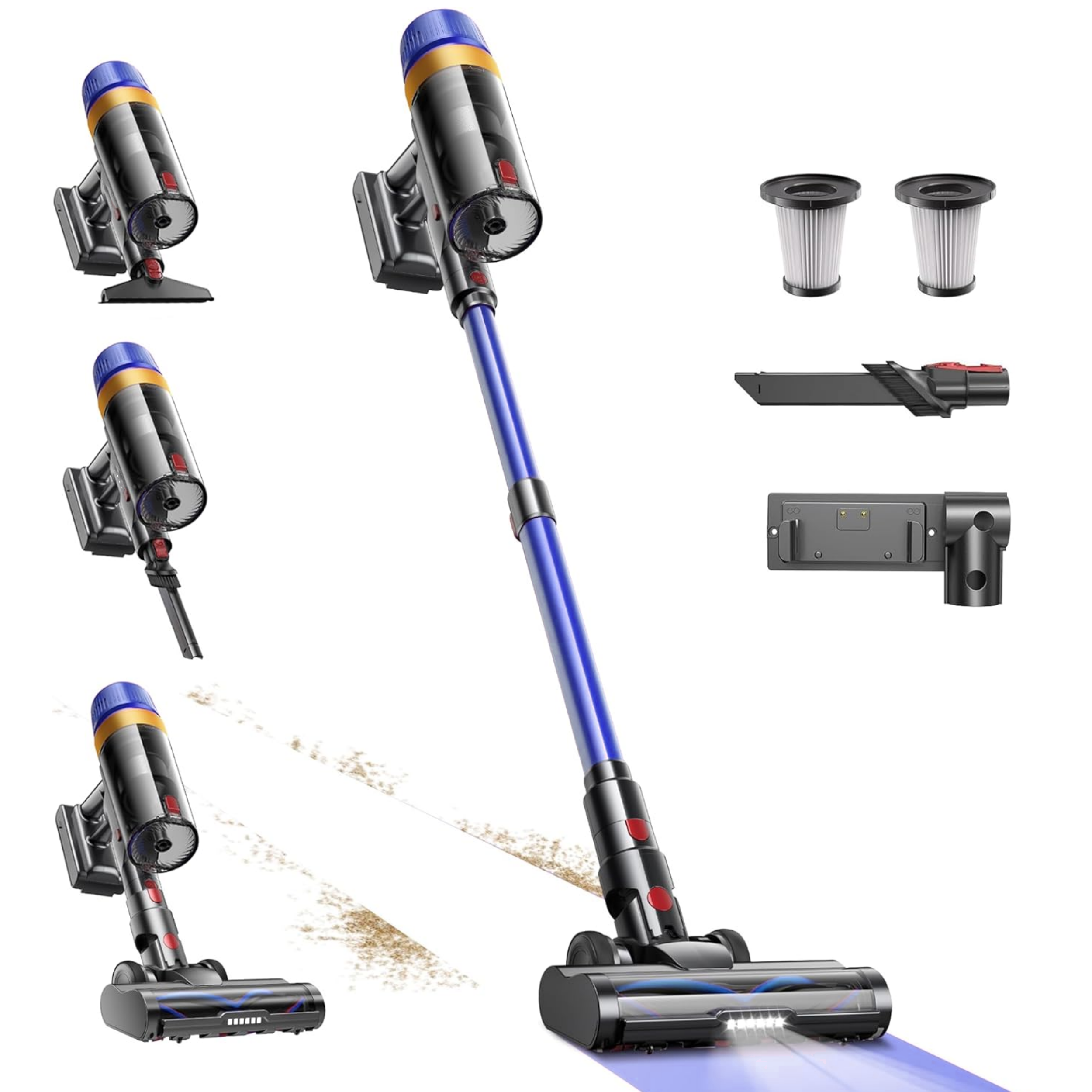Upgrade Smart Home - Cordless Vacuum Cleaner, Upgraded 400W 30KPA