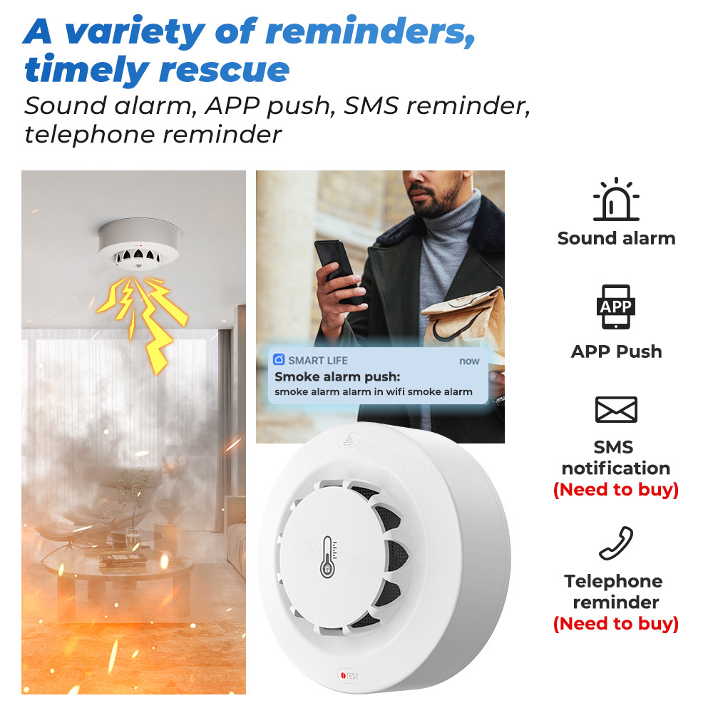 Tuya WiFi Temperature and Humi - огляд і ціна Smart Home Security