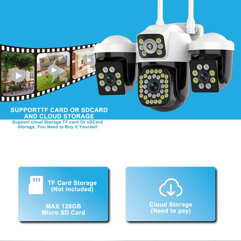 15MP 8K WiFi IP Camera Triple  - огляд і ціна Smart Home Kamera