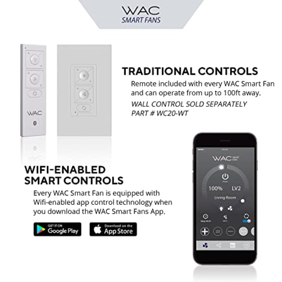 Smart 3-Blade Ceiling Fan 52in - огляд і ціна Smart Ceiling Fan