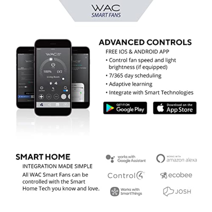 Smart 3-Blade Ceiling Fan 52in - огляд і ціна Smart Ceiling Fan
