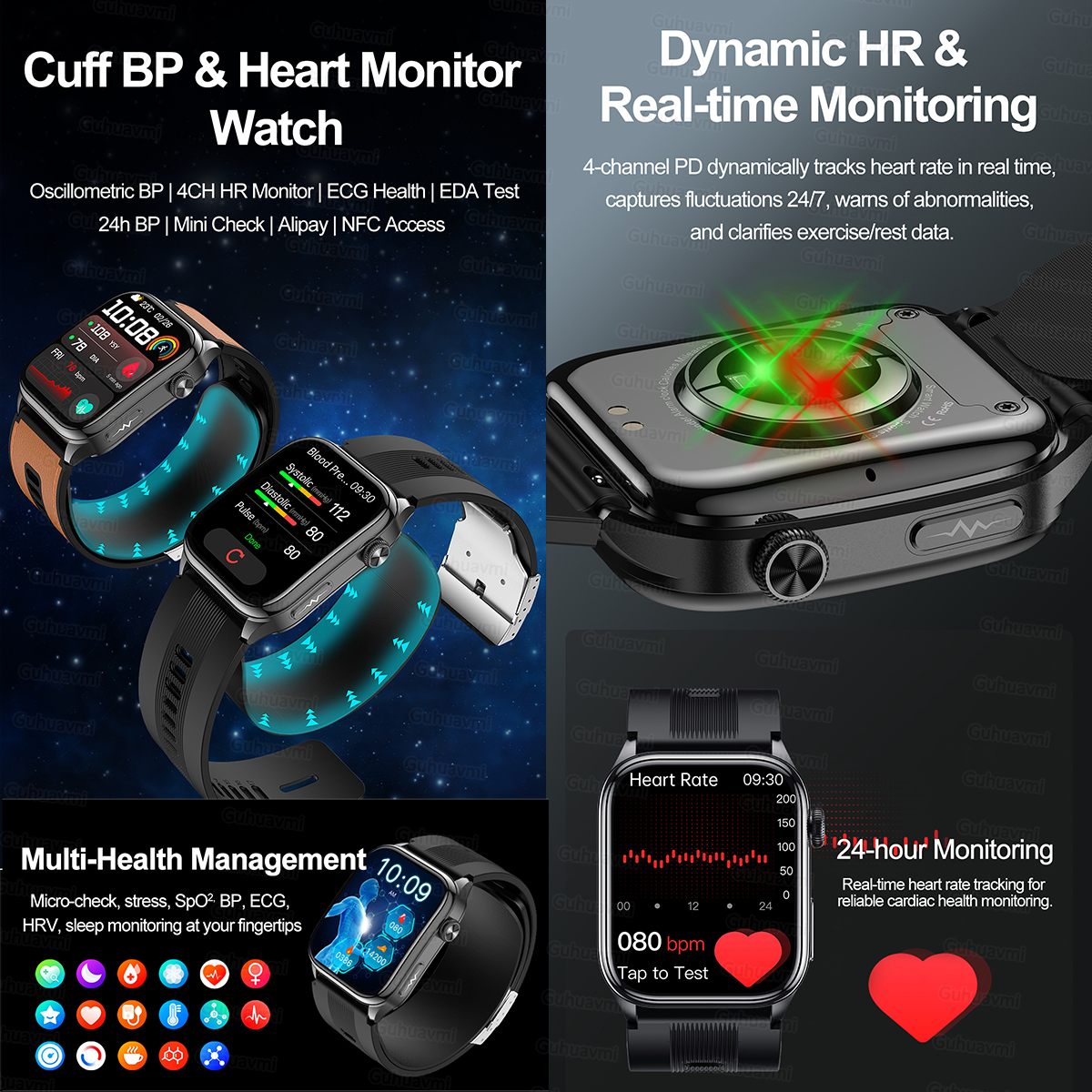 Sapphire Smartwatch AMOLED Scr - огляд і ціна Smart Home Os