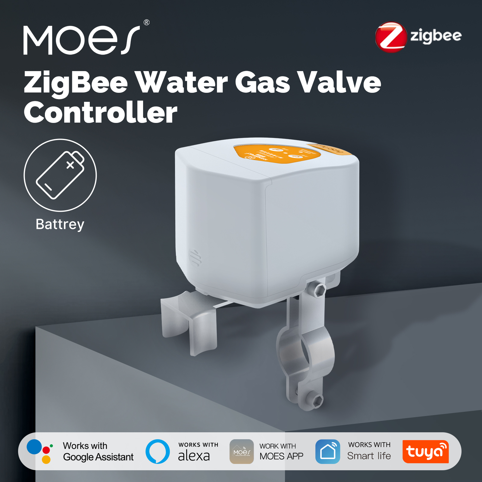 MOES Tuya ZigBee Smart battery - огляд і ціна Smart Home Elements