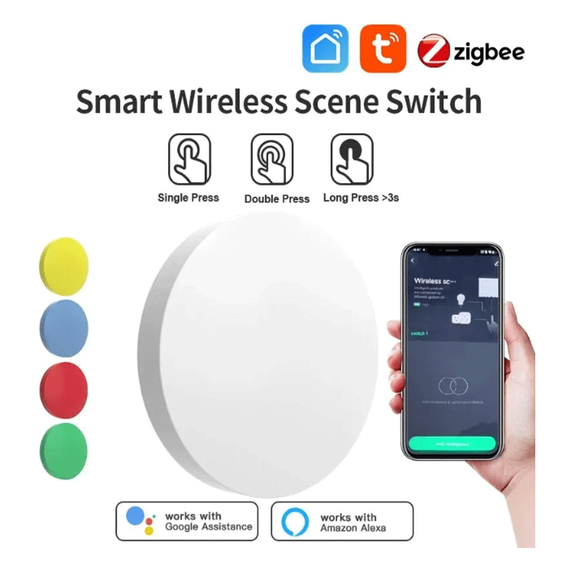 Tuya ZigBee Smart Wireless But - огляд і ціна Smart Home Integration