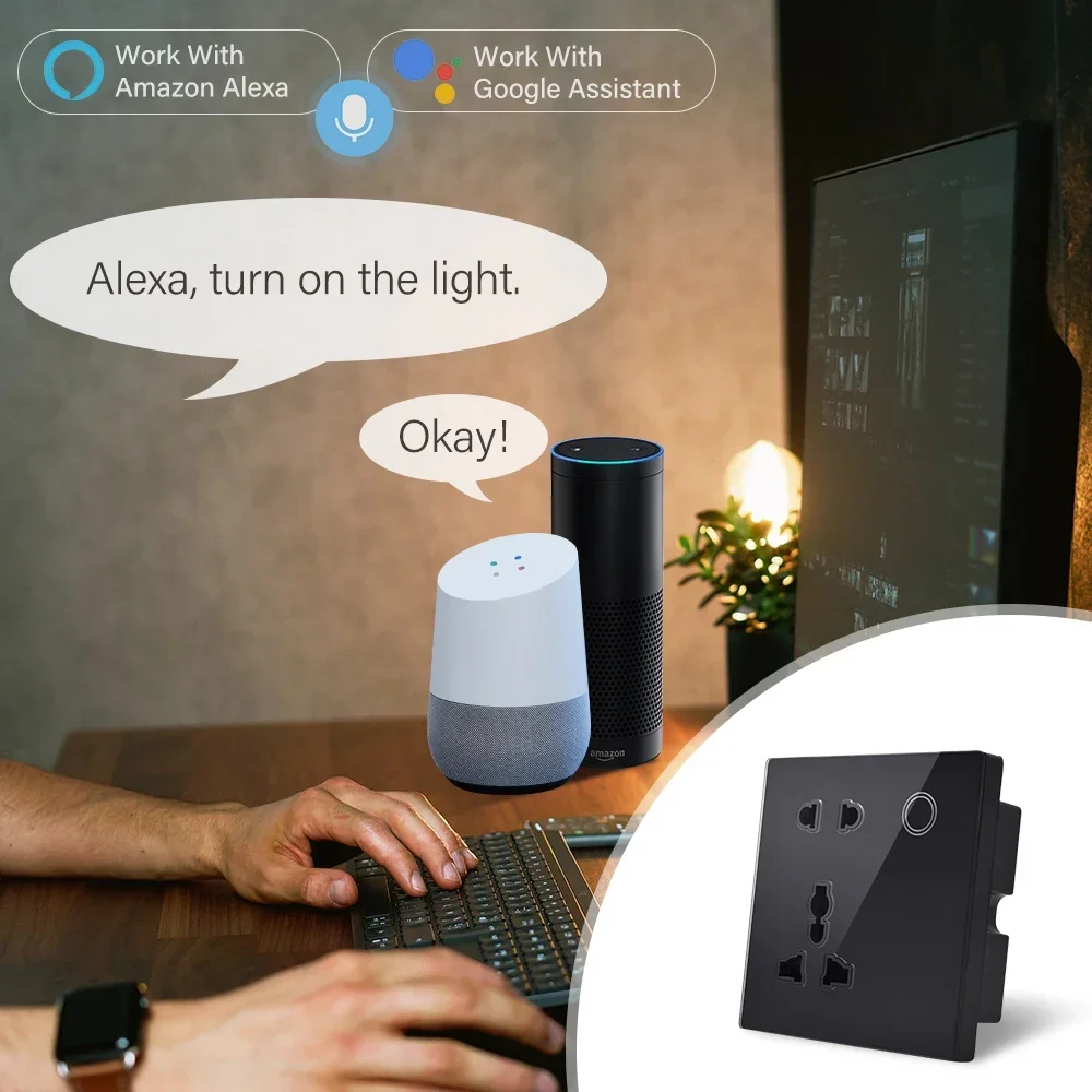 Customized Smart WiFi Wall Soc - огляд і ціна Smart Home Nest