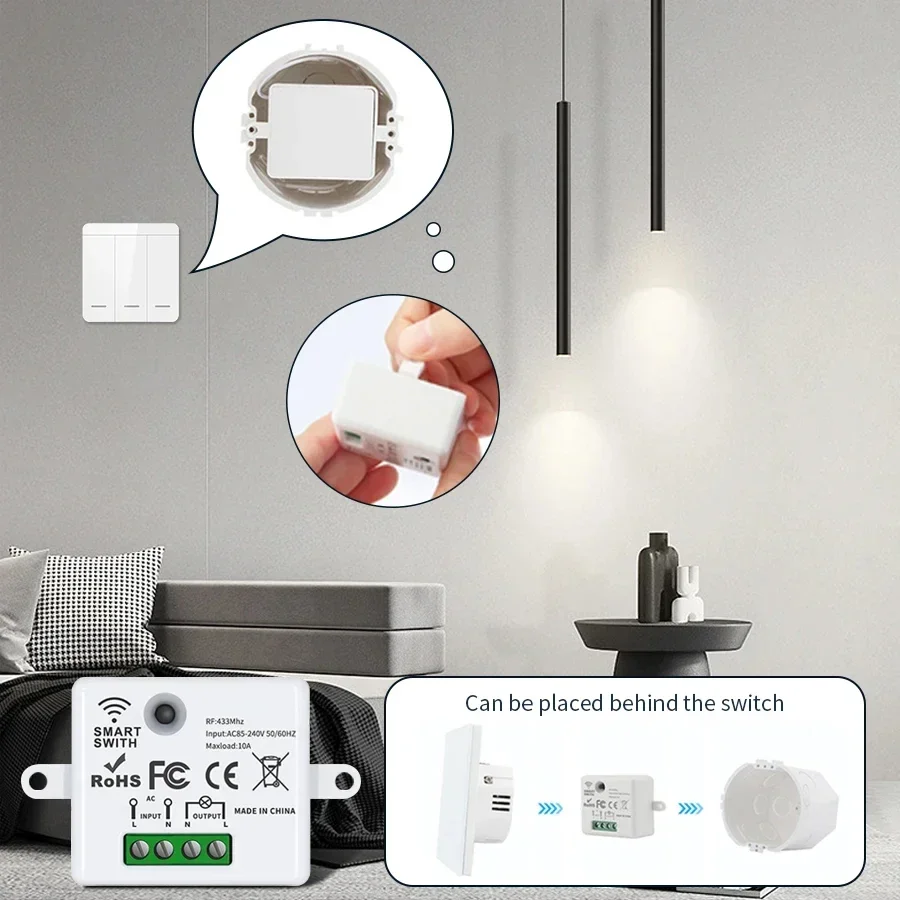 RF 433MHz Wireless Remote Cont - огляд і ціна Smart Home Simple