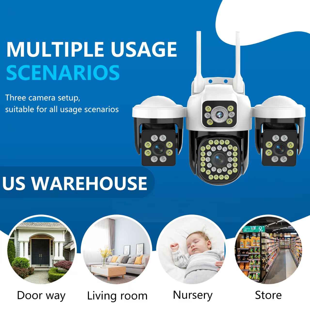 WiFi IP Camera Outdoor 15MP 8K - огляд і ціна Smart Home Kamera