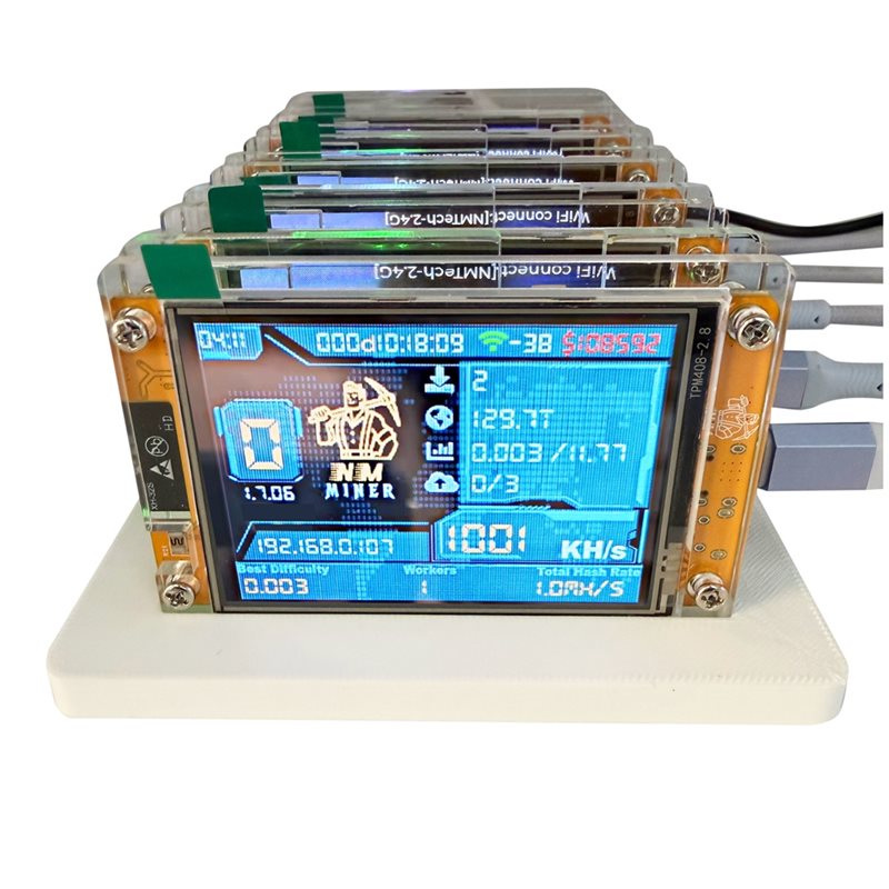 6X 1000KH/S Nmminer Nerdminer+ - огляд і ціна Upgrade Smart Home