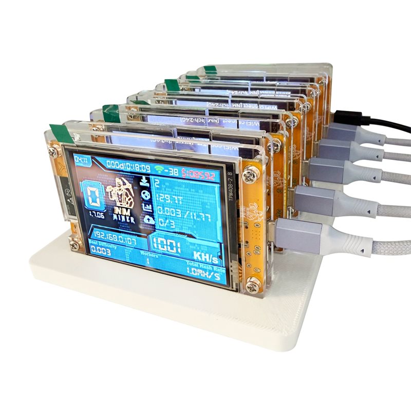 6X 1000KH/S Nmminer Nerdminer+ - огляд і ціна Upgrade Smart Home