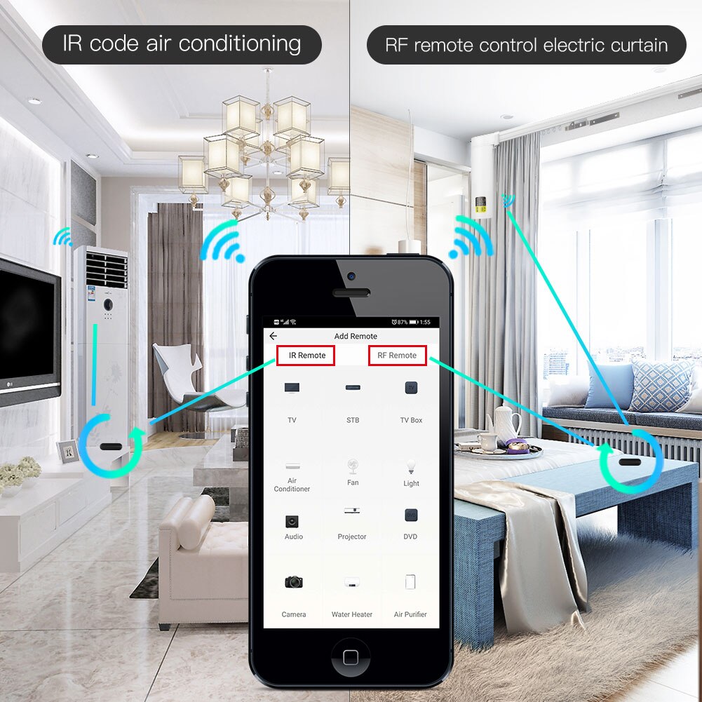 MOES Tuya WiFi IR RF Remote fo - огляд і ціна Smart Home Elements