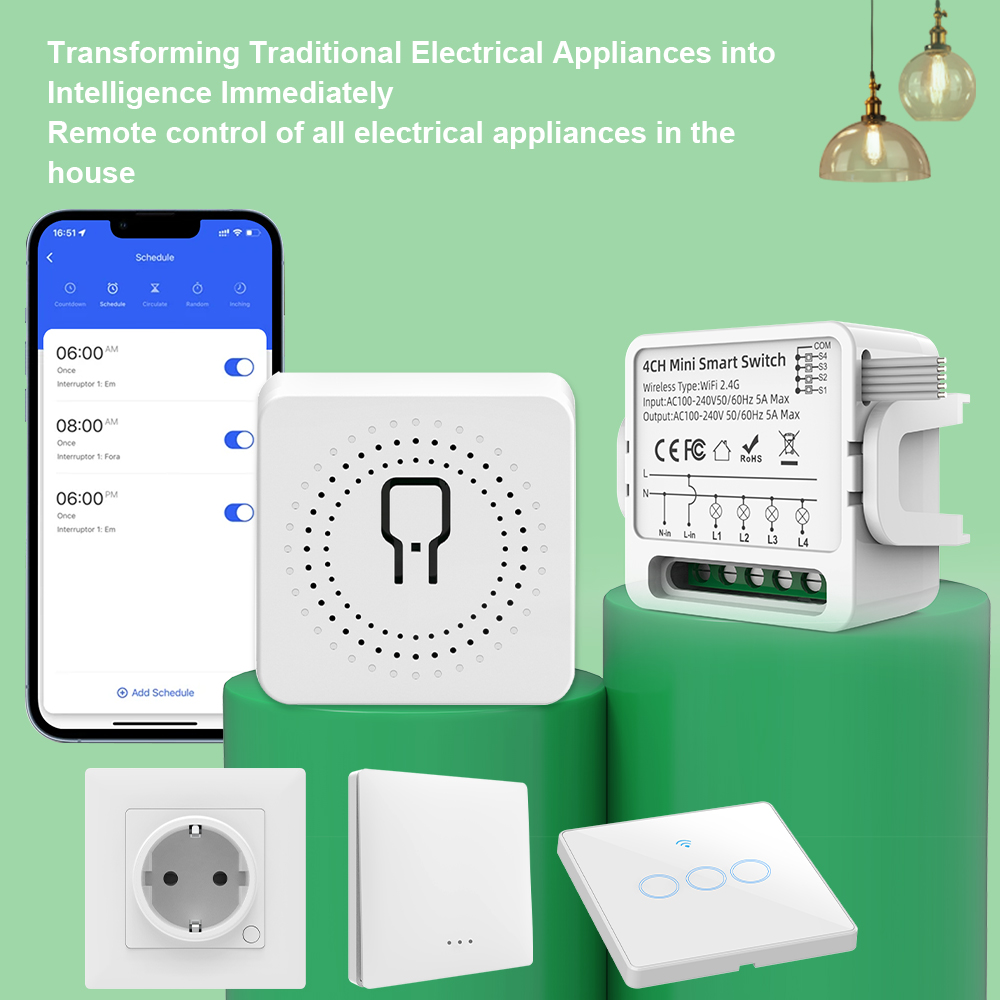 Tuya WiFi Smart Switch 1/2/3/4 - огляд і ціна Smart Home Simple