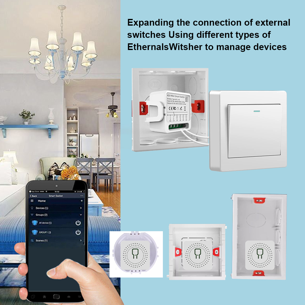 Tuya WiFi Smart Switch 1/2/3/4 - огляд і ціна Smart Home Simple