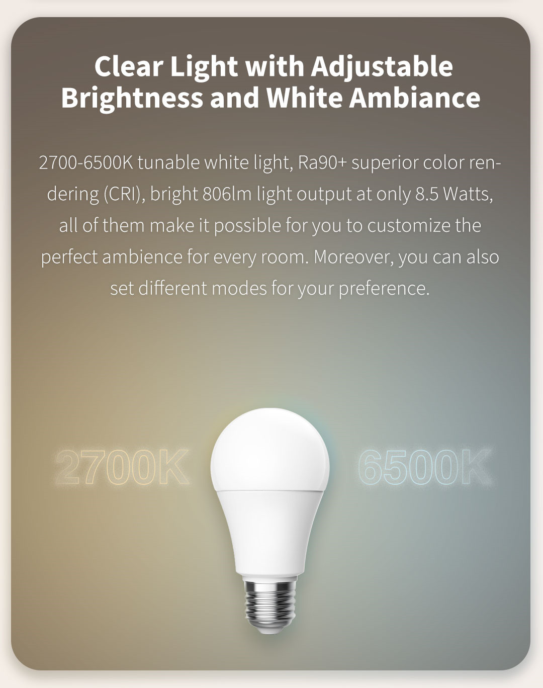 Aqara Smart LED Bulb T1 Zigbee - огляд і ціна Smart Home Os