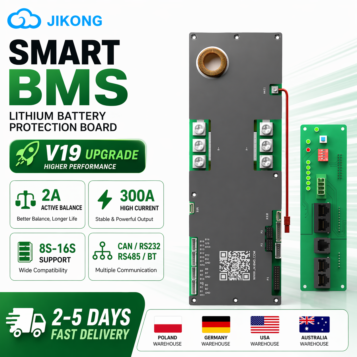 JIKONG JKBMS V19 Inverter BMS  - огляд і ціна Smart Home Energy