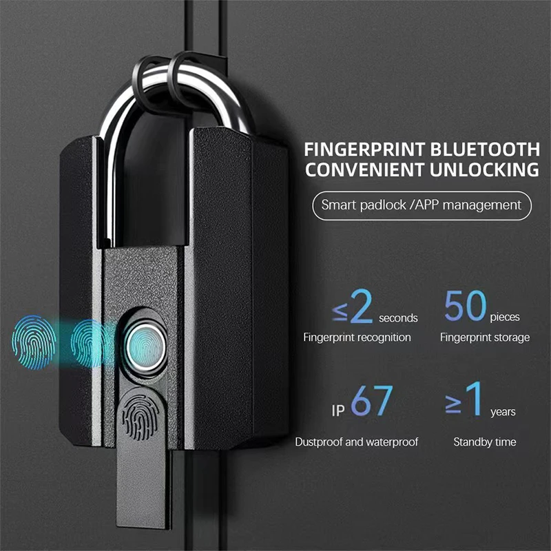Smart Fingerprint Padlock TTLo - огляд і ціна Smart Home Door Lock