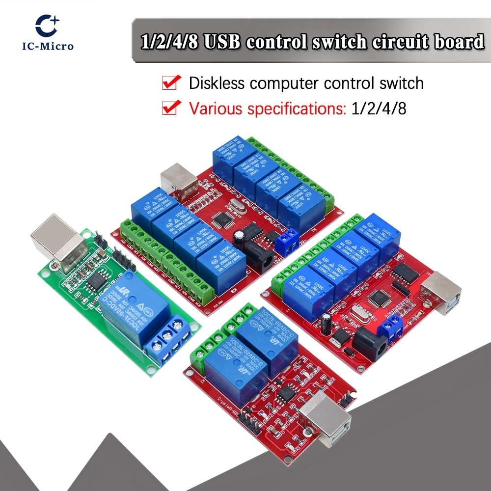 5V 12V 1 2 4 8 Channel USB Rel - огляд і ціна Smart Home For Pc