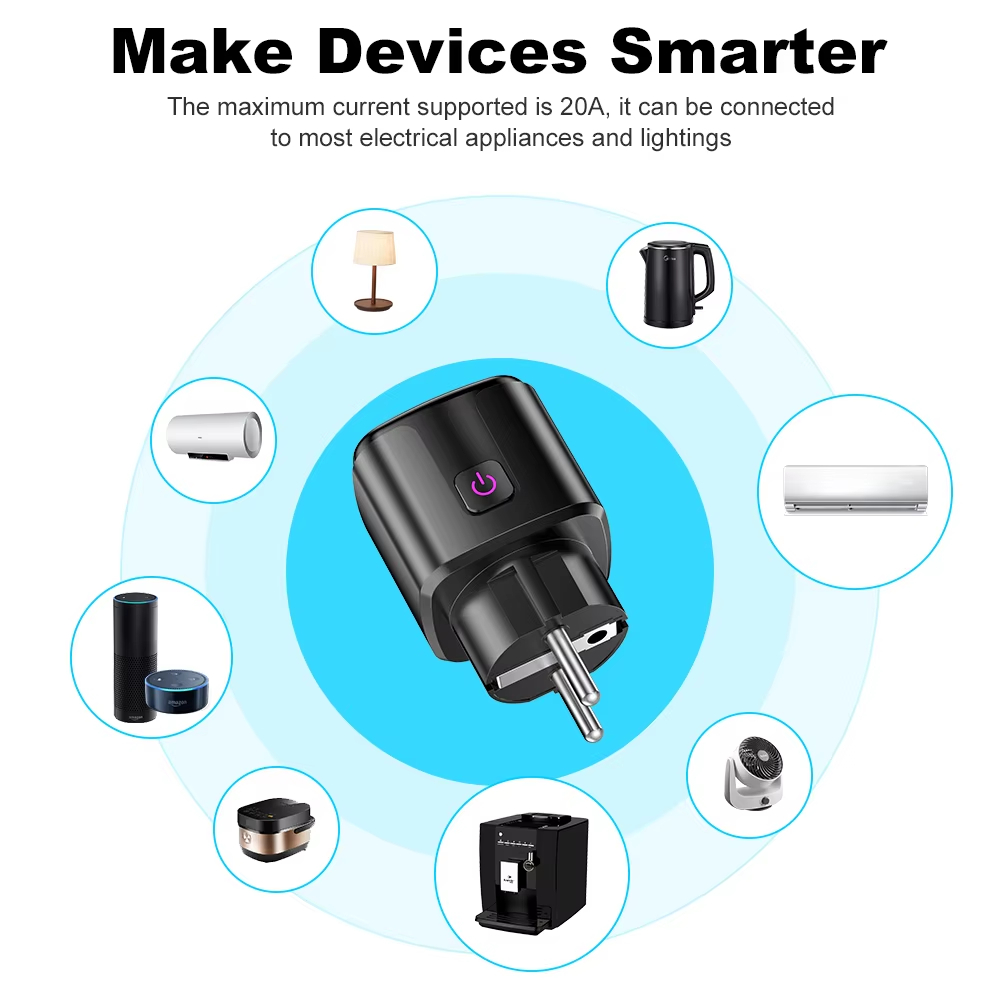 Smart Plug Tuya Smart Socket E - огляд і ціна Smart Home Elements