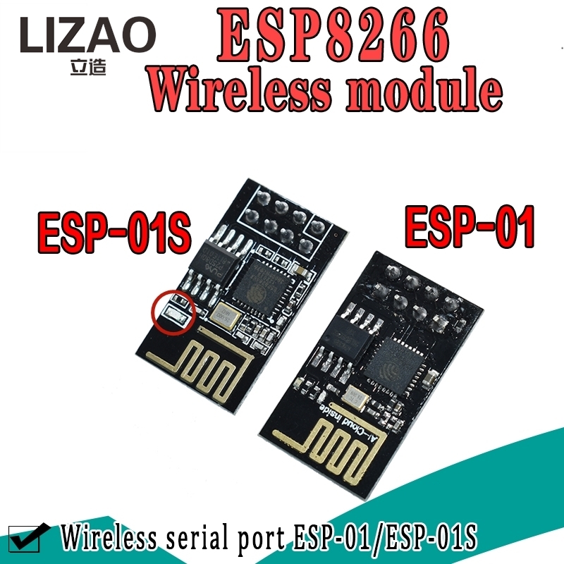 LIZAO ESP8266 ESP-01S WiFi Mod - огляд і ціна Upgrade Smart Home
