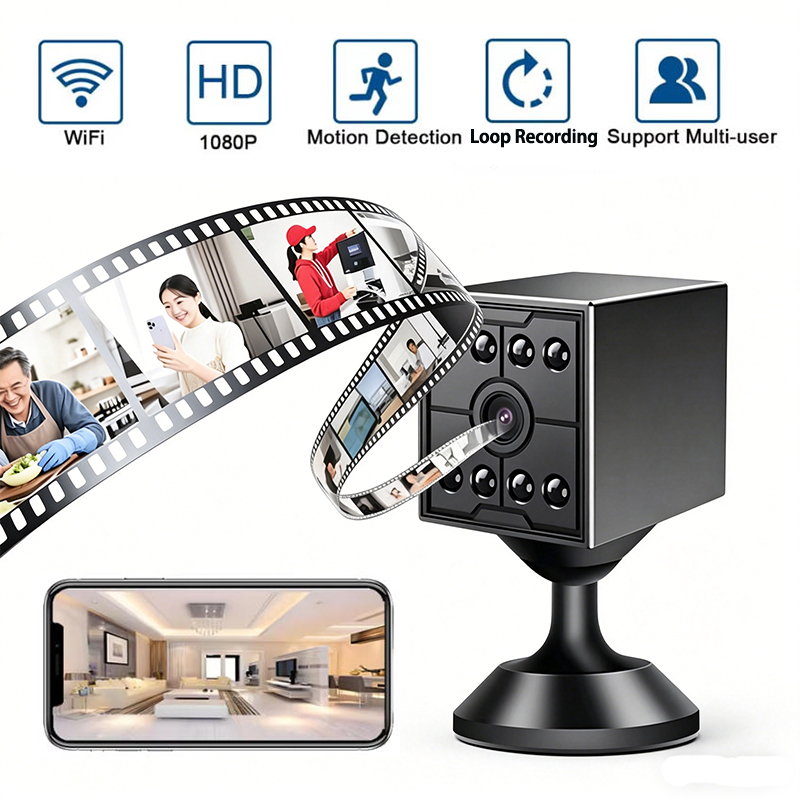 Mini Wifi Camera Security IP W - огляд і ціна Smart Home Kamera