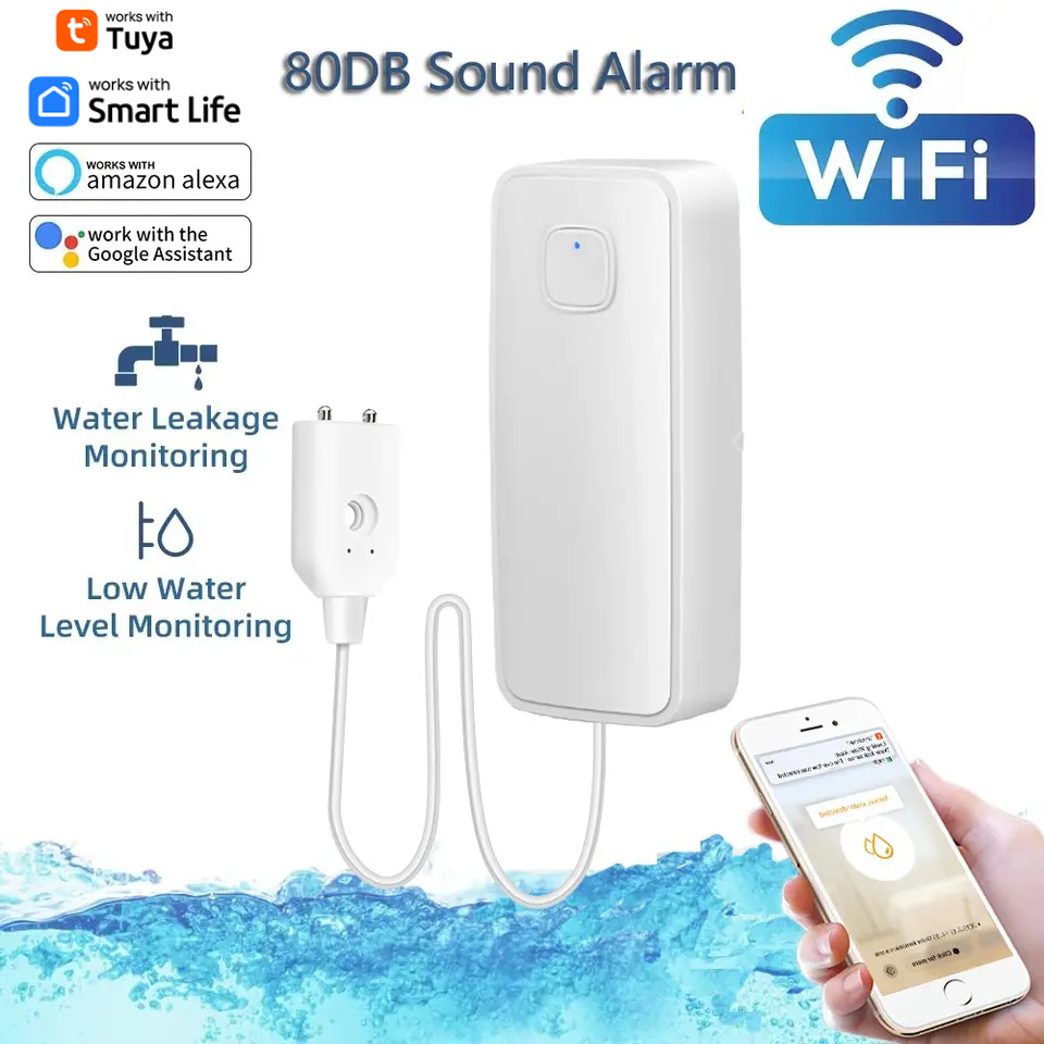 Tuya WiFi Smart Water Leak Sen - огляд і ціна Smart Home Water Level Sensor