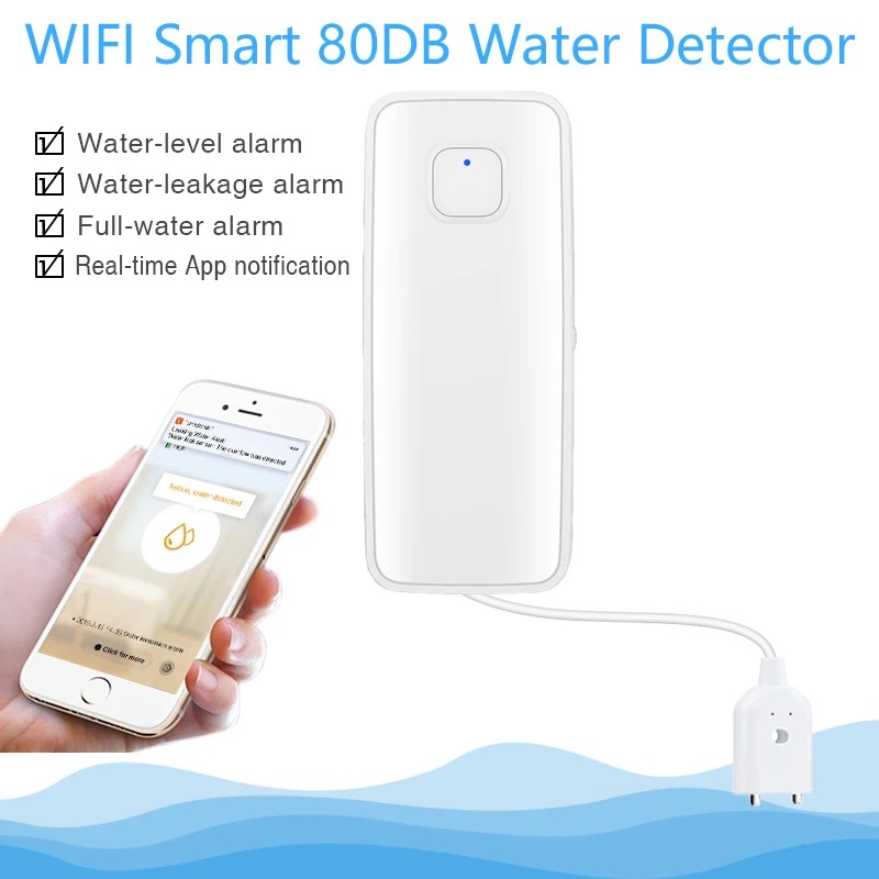 Tuya WiFi Smart Water Leak Sen - огляд і ціна Smart Home Water Level Sensor