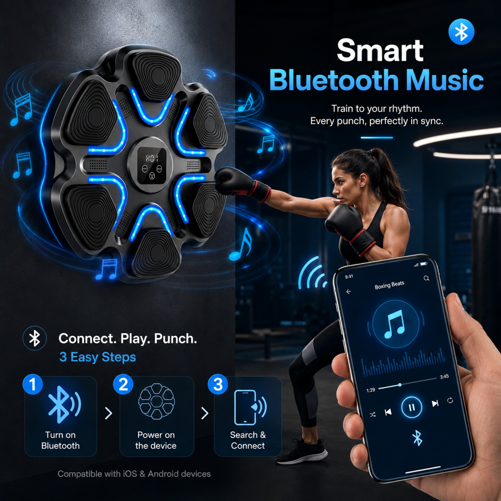Music Boxing Machine Kids Adul - огляд і ціна Smart Home Lighting