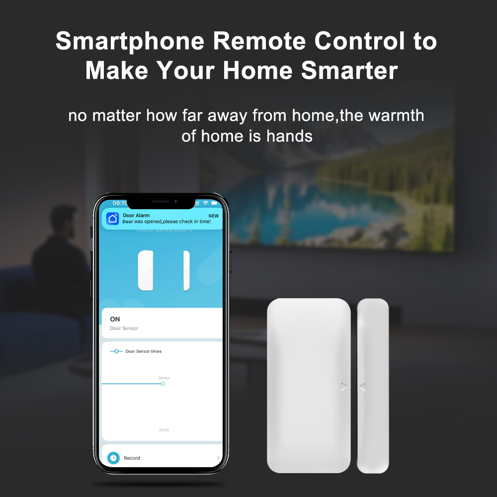 Tuya Zigbee Wireless Door Wind - огляд і ціна Smart Home Full System