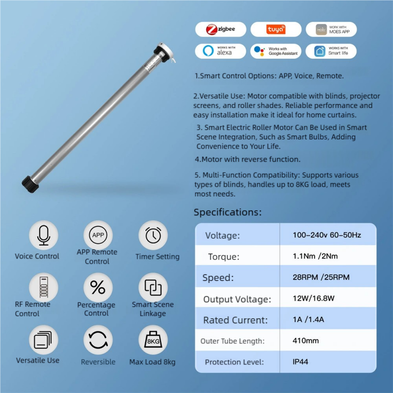 Zigbee Smart Home 25 Tube Roll - огляд і ціна Smart Home Youtube
