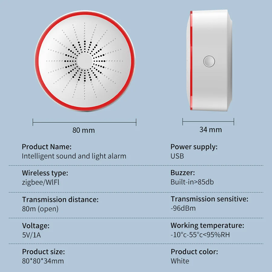 Tuya WiFi ZigBee Smart Alarm S - огляд і ціна Smart Home Full System