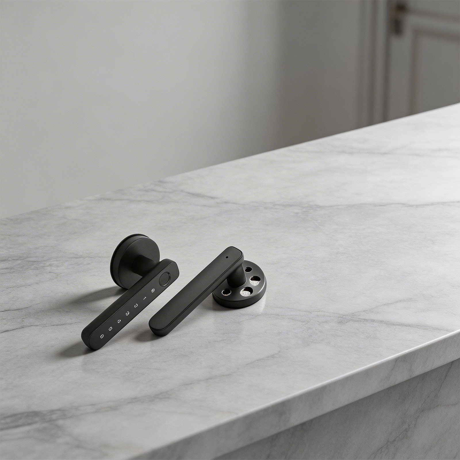 Smart Handle Lock with Fingerp - огляд і ціна Smart Home Door Lock