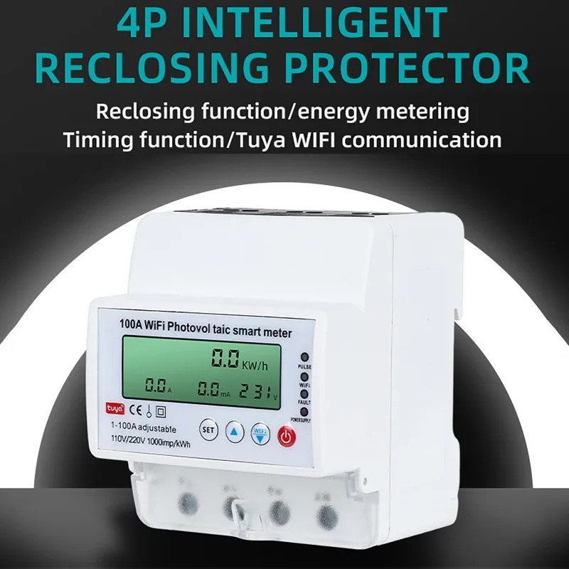 4P 1-100A WiFi Photovoltaic Sm - огляд і ціна Smart Home Energy