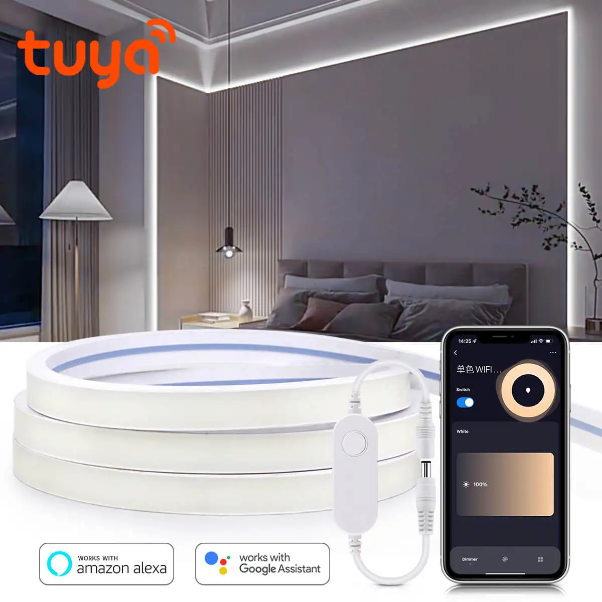 Tuya WiFi Smart COB Neon LED S - огляд і ціна Smart Home Youtube