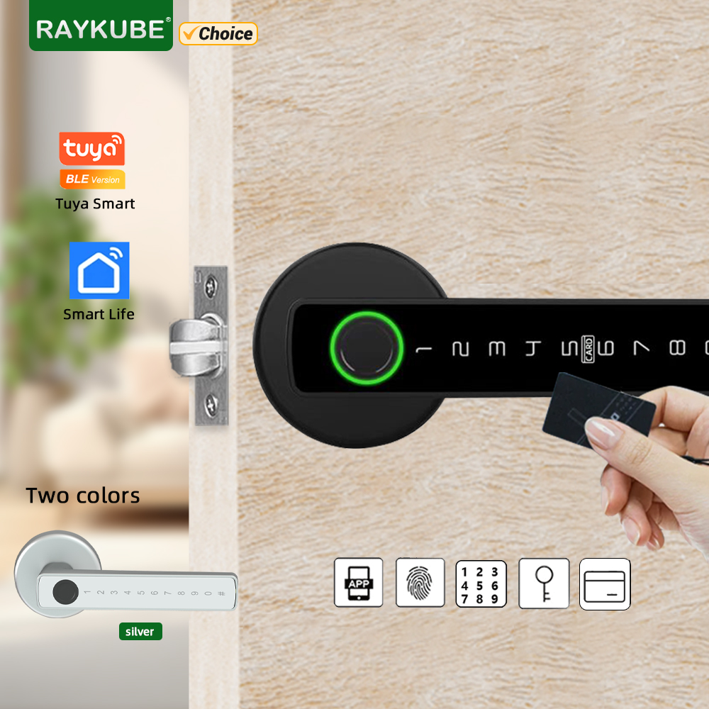 RAYKUBE M5 Tuya BLE Smart Fing - огляд і ціна Smart Home Door Lock