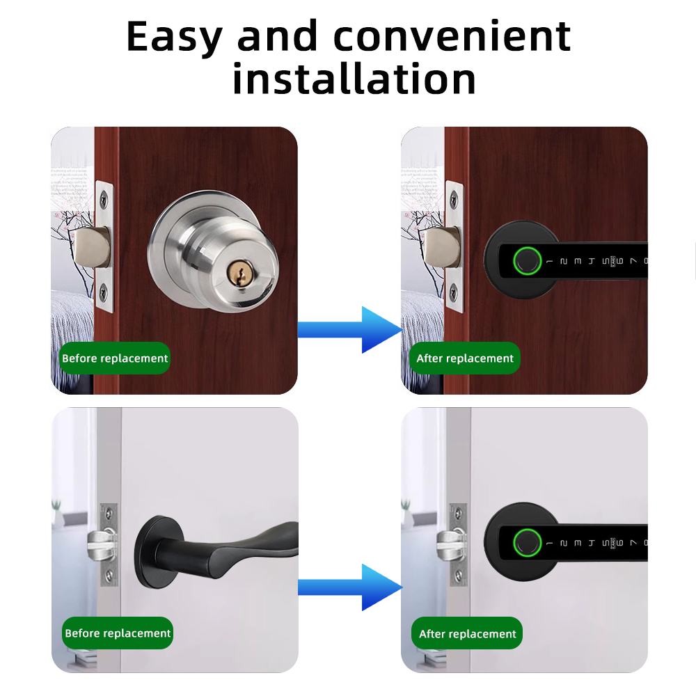 RAYKUBE M5 Tuya BLE Smart Fing - огляд і ціна Smart Home Door Lock