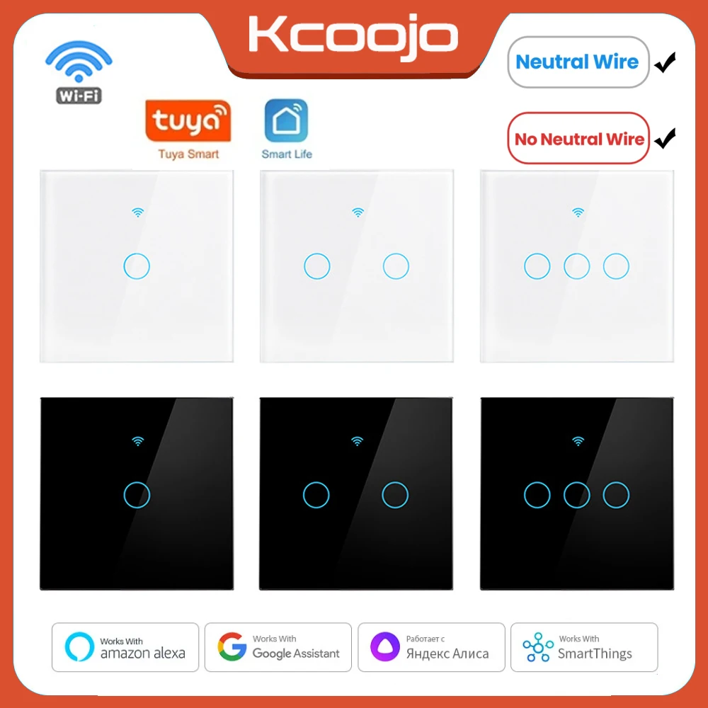 Tuya Wifi EU Smart Switches 1/ - огляд і ціна Smart Home Lighting