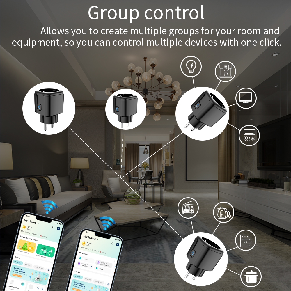 Tuya Smart Socket  WiFi Remote - огляд і ціна Smart Home Energy