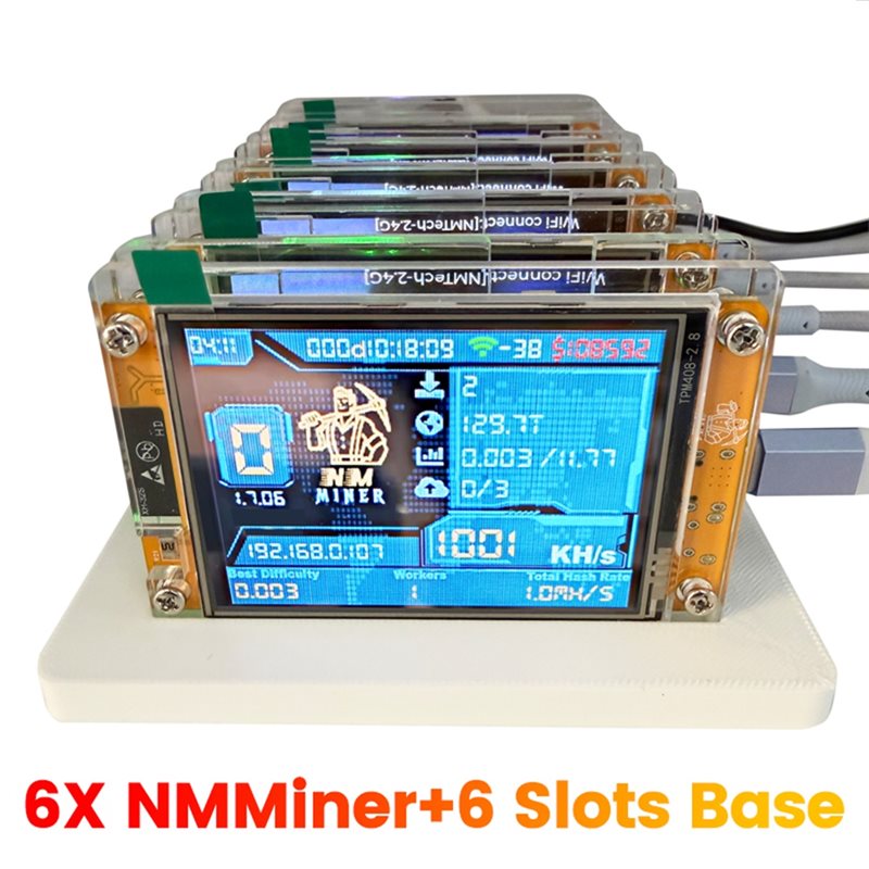 Hot-Nmminer Nerdminer+ 6 Slots - огляд і ціна Upgrade Smart Home