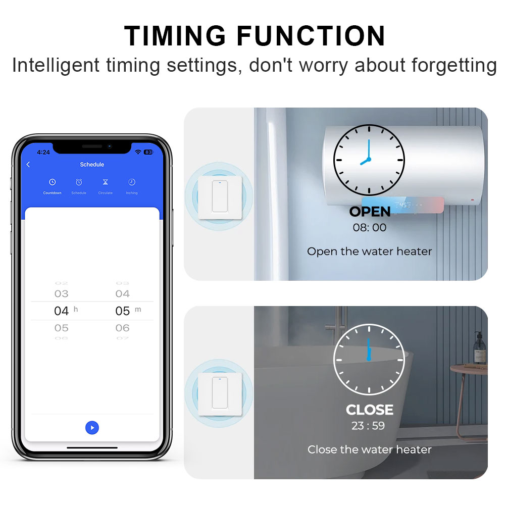Smart Water Heater Switch/WiFi - огляд і ціна Smart Home Integration