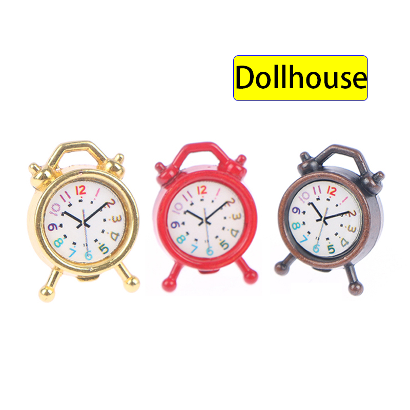 1PC 1:12 Scale Alarm Clock Dol - огляд і ціна Smart Home Security
