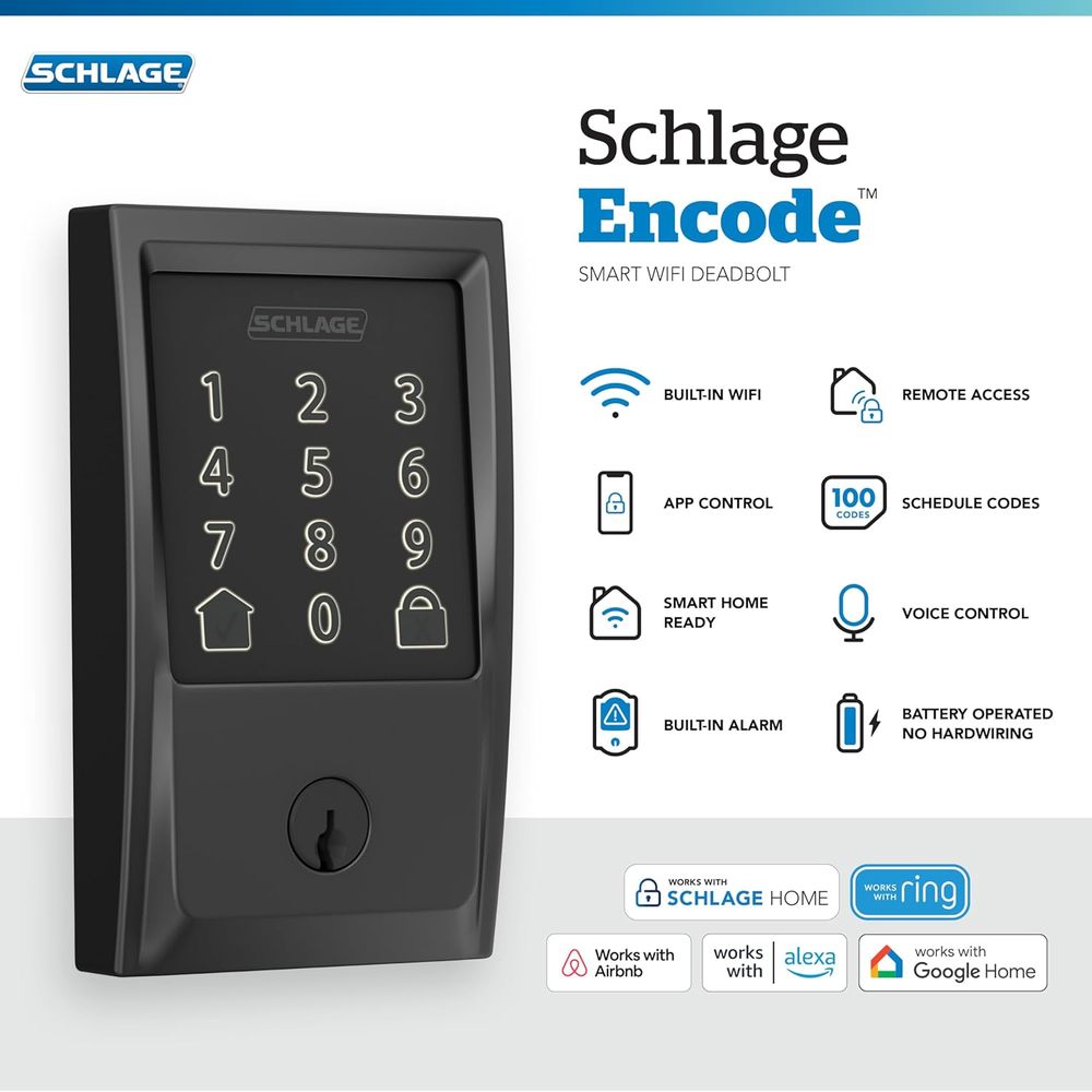 Encode Smart Wi-i Deadbolt Loc - огляд і ціна Smart Home Door Lock