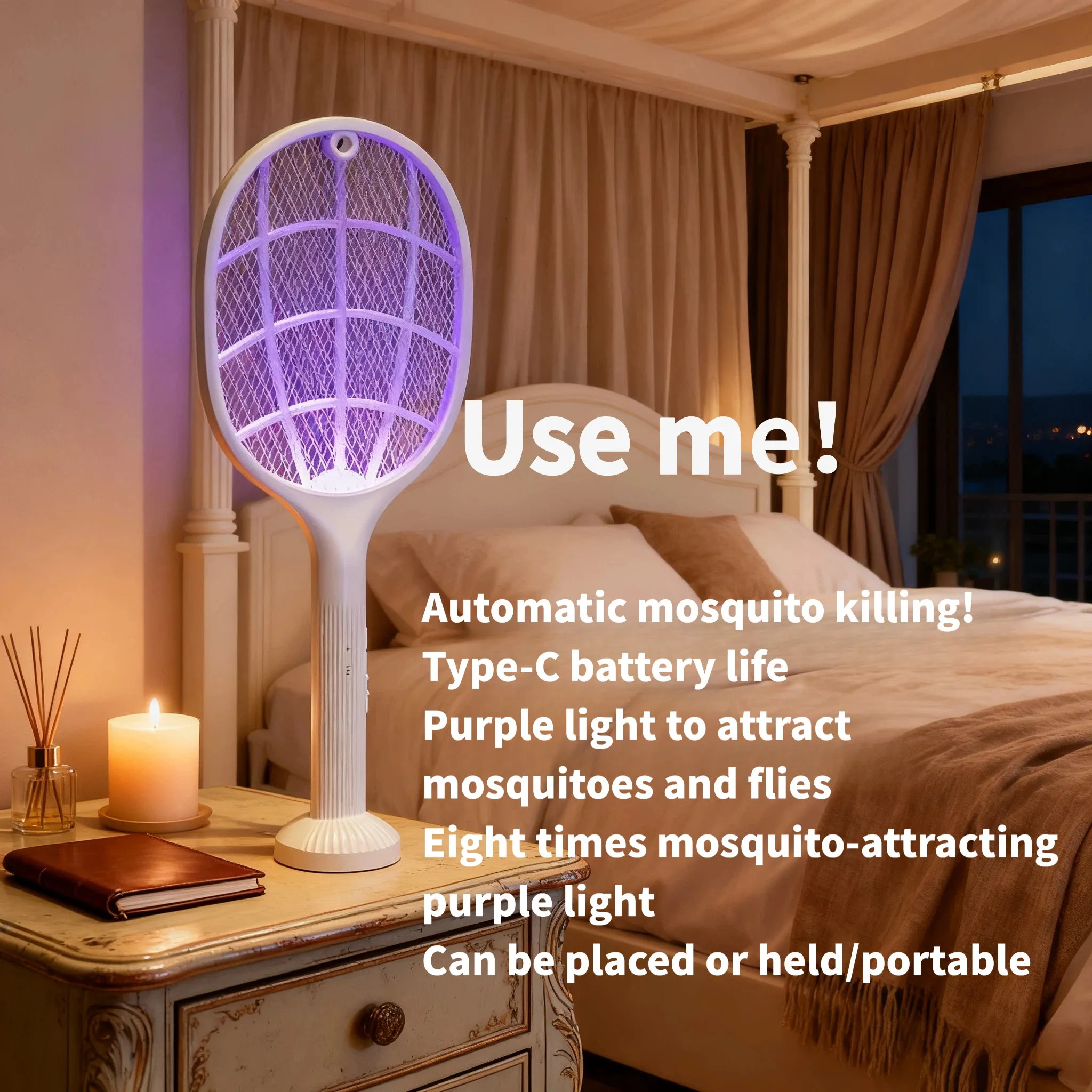 2-in-1 Smart Bug Zapper Racket - огляд і ціна Smart Home Simple
