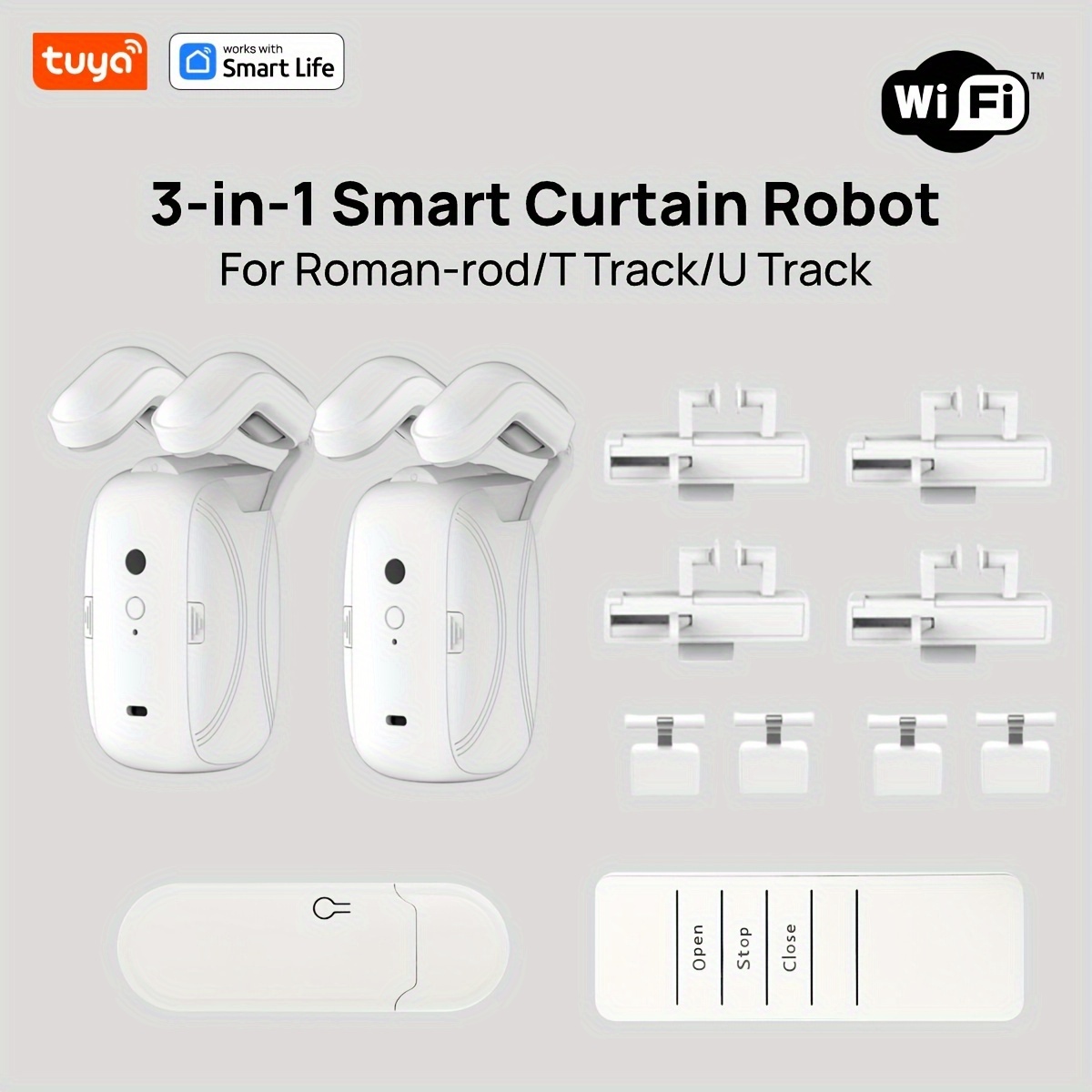 1/2PCS Tuya Smart WiFi Curtain - огляд і ціна Smart Home Full System