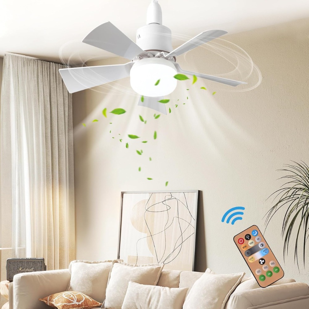 LED Ceiling Fan With Light E27 - огляд і ціна Smart Ceiling Fan